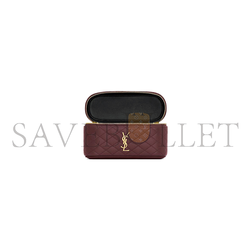 YSL GABY VANITY BAG IN LAMBSKIN 7667311EL076195 (18*11*6.5cm)